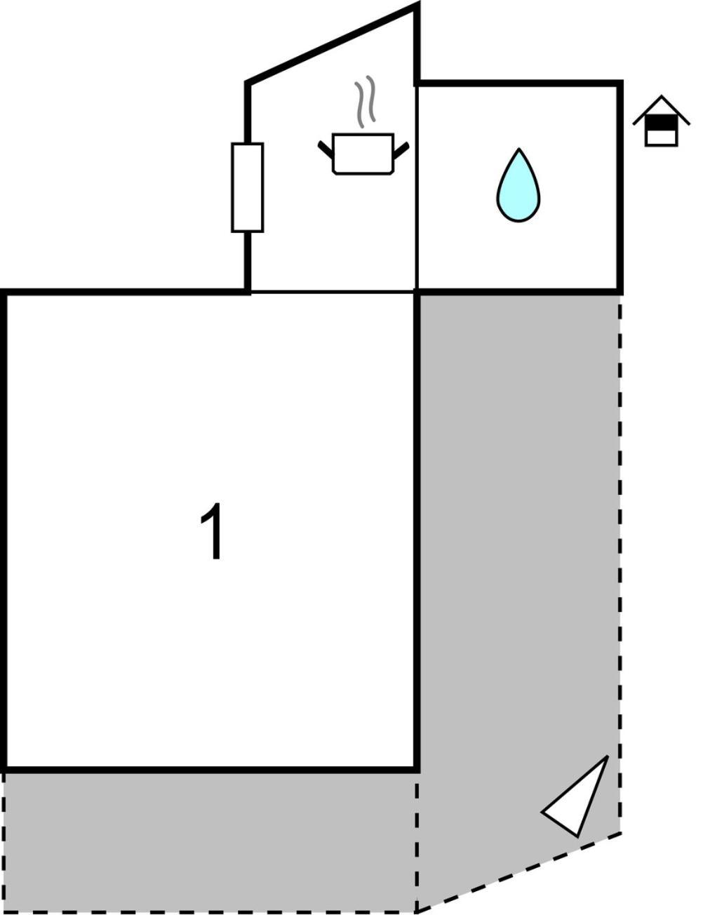 1 Bedroom Cozy Apartment In Цриквениця Екстер'єр фото